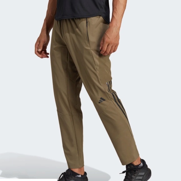 NWT Adidas Men’s Training Pants in Olive Green - Picture 2 of 6